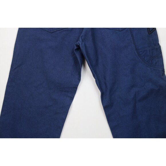 Deadstock Vintage 90s Fila Mens 42x36 Spell Out Baggy Wide Leg Skateboard Jeans - Picture 11 of 14